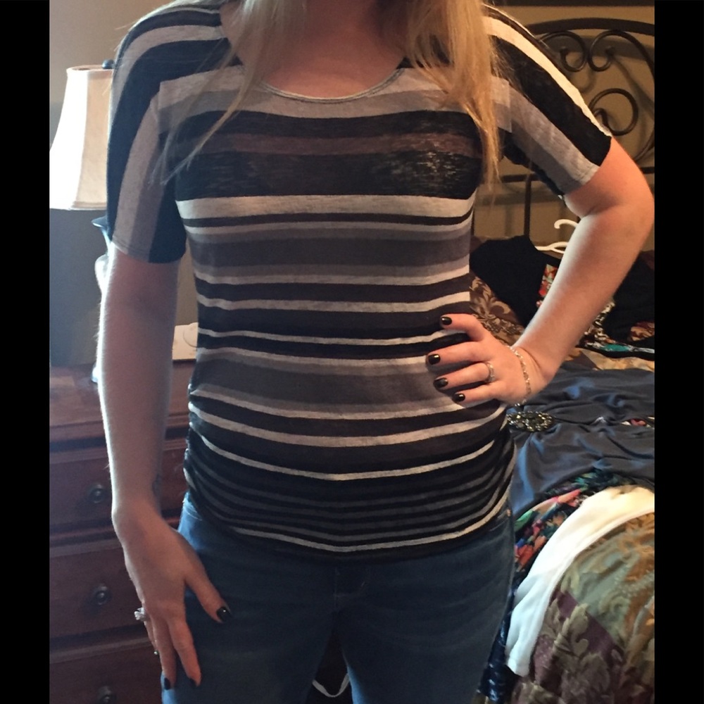 Black and white top
